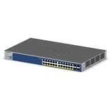 Netgear S3300-28X-PoE+ (GS728TXP), Switch grau, 195W PoE Budget