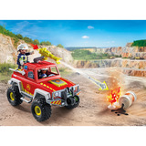 PLAYMOBIL 71824 Action Heroes Feuerwehrtruck, Konstruktionsspielzeug 