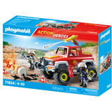PLAYMOBIL 71824 Action Heroes Feuerwehrtruck, Konstruktionsspielzeug 