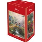 Schmidt Spiele Thomas Kinkade Studios: Mickey & Minnie in der Nostalgie Metalldose, Puzzle 500 Teile