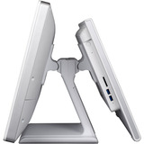 Shuttle POV21, Standfuß weiß, für 1 bis 2 Displays bis 54,6 cm (21,5")