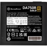 SilverStone SST-DA750R-GM 750W, PC-Netzteil schwarz, 1x 12VHPWR, 4x PCIe, Kabel-Management, 750 Watt