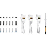 Thermaltake SWAFAN 140 EX INFINITY, Gehäuselüfter weiß, 3er-Pack, 144 mm