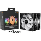 be quiet! Light Wings LX PWM 140mm Reverse, Gehäuselüfter schwarz, 3er-Pack, Reverse, 140 mm