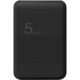 goobay Powerbank kompakt 5.000 mAh schwarz, 5.000 mAh, Quick Charge 3.0