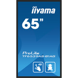 iiyama ProLite TF6539AS-B1AG, Public Display schwarz (matt), UltraHD/4K, IPS, Touchscreen