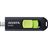 ADATA UC300 64 GB, USB-Stick schwarz/grün, USB-C 3.2 Gen 1