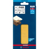 Bosch Professional Expert C470 Schleifblatt, 80 x 133mm, K400 10 Stück, für Schwingschleifer