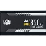 Cooler Master MWE 850 V2 Black, PC-Netzteil schwarz, 1x 12-Pin High Power GPU, 4x PCIe, Kabelmanagement, 850 Watt