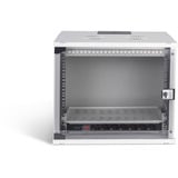 Digitus Netzwerk-Set SOHO Pro 19" 540x400 mm (BxT), IT-Schrank hellgrau, 9 Höheneinheiten