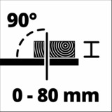 Einhell Tischkreissäge TC-TS 254 U rot, 1.800 Watt