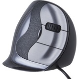 Evoluent VerticalMouse D, Maus schwarz/silber, Large, RH