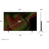 LG OLED65B59LA.AEUD evo TV, OLED-Fernseher 164 cm (65 Zoll), schwarz, UltraHD/4K, HDR, SmartTV, 120Hz Panel