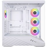 Lian Li Vector V100 , Tower-Gehäuse weiß, Tempered Glass x 2