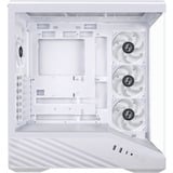 Lian Li Vector V100 , Tower-Gehäuse weiß, Tempered Glass x 2