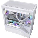 Lian Li Vector V100 , Tower-Gehäuse weiß, Tempered Glass x 2