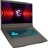 MSI Thin 15 B12UC-1439, Gaming-Notebook schwarz, Intel® Core™ i5-12450H, NVIDIA GeForce RTX 3050, 16 GB DDR4, 512 GB (512 GB SSD), ohne Betriebssystem