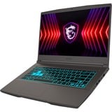MSI Thin 15 B12UC-1439, Gaming-Notebook schwarz, Intel® Core™ i5-12450H, NVIDIA GeForce RTX 3050, 16 GB DDR4, 512 GB (512 GB SSD), ohne Betriebssystem