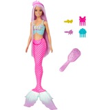 Mattel Barbie Meerjungfrauen-Puppe mit langen Haaren 18 cm lange Fantasy-Haare