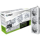 Palit GeForce RTX 5070 OC WHITE, Grafikkarte DLSS 4, 3x DisplayPort, 1x HDMI 2.1