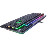 Thermaltake ARGENT K5 RGB, Gaming-Tastatur titan/schwarz, DE-Layout, Cherry MX RGB Blue