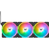 Thermaltake SWAFAN EX12 ARGB Sync PC Cooling Fan TT Premium Edition, Gehäuselüfter schwarz, 3er Pack, 120 mm