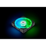 Thermaltake SWAFAN EX12 ARGB Sync PC Cooling Fan TT Premium Edition, Gehäuselüfter schwarz, 3er Pack, 120 mm