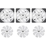 Thermaltake SWAFAN EX12 ARGB Sync PC Cooling Fan TT Premium Edition, Gehäuselüfter schwarz, 3er Pack, 120 mm