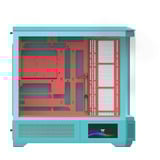 Thermaltake View 600 TG Mint Strawberry, Big-Tower-Gehäuse mint/beere, Tempered Glass