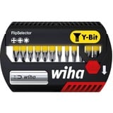 Wiha Bit-Satz FlipSelector Y-Bit 25mm, 13-teilig schwarz/gelb, PH / PZ / TX