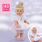 ZAPF Creation BABY born Kleid Schwan 43cm, Puppenzubehör 