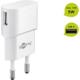 goobay USB-Ladegerät 1 A (5W) weiß weiß