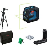 Bosch Professional Linienlaser GLL 20-22 G Professional blau/schwarz, grüne Laserlinien, inkl. Universalhalter LB 10 und Baustativ BT 150