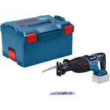 Bosch Professional PRO Akku-Säbelsäge BITURBO GSA 18V-28 Professional solo blau/schwarz, ohne Akku und Ladegerät, in L-BOXX