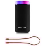 Canton Glow Pro by HAMA, Lautsprecher schwarz, Bluetooth, 3,5 mm Klinke, LED-Lichteffekte