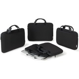 DICOTA BASE XX Sleeve Plus, Notebooktasche schwarz, bis 39,6 cm (15,6" )