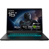 GIGABYTE GAMING A16 3VHK3DE894SH, Gaming-Notebook schwarz, AMD Ryzen 7 260, NVIDIA GeForce RTX 5060, 16 GB DDR5, 1 TB (1 TB SSD), Windows 11 Home