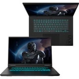 GIGABYTE GAMING A16 3VHK3DE894SH, Gaming-Notebook schwarz, AMD Ryzen 7 260, NVIDIA GeForce RTX 5060, 16 GB DDR5, 1 TB (1 TB SSD), Windows 11 Home