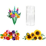 LEGO Botanicals Sommerblumenstrauß Bundle (mit Vase), Konstruktionsspielzeug 