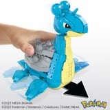 Mattel MEGA Pokémon Lapras Bauspielzeug-Set mit Actionfigur, Konstruktionsspielzeug 527 Teile