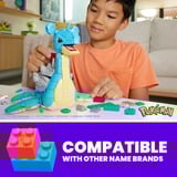 Mattel MEGA Pokémon Lapras Bauspielzeug-Set mit Actionfigur, Konstruktionsspielzeug 527 Teile