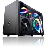 RAIJINTEK OPHION, Tower-Gehäuse schwarz, Tempered Glass