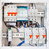 Shelly Pro 2CB C10, Sicherung grau, 2-Polig, 10A Nennstrom