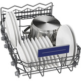 Siemens SR43ES24ME IQ300 , Spülmaschine schwarz/edelstahl (gebürstet), 45 cm, Home Connect