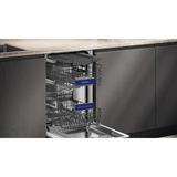 Siemens SR43ES24ME IQ300 , Spülmaschine schwarz/edelstahl (gebürstet), 45 cm, Home Connect