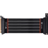 Thermaltake TT Premium PCI-E 4.0 Extender-Kabel, Verlängerungskabel schwarz, 20cm, abgewinkelt