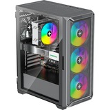 Xilence XILENT BLADE II X613, Tower-Gehäuse schwarz, Tempered Glass