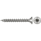 fischer Spanplattenschraube PowerFast II 3,0x20 Senkkopf TX 200 Stück, mit Vollgewinde, Edelstahl A2