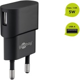 goobay USB-Ladegerät 1 A (5W) schwarz schwarz