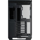 APNX V1-W-BK-v1, Tower-Gehäuse schwarz/holz, Tempered Glass x 2